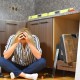 Woman Stressed With Kitchen Work