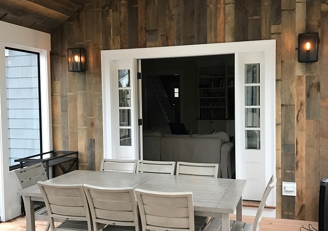 inside of porch