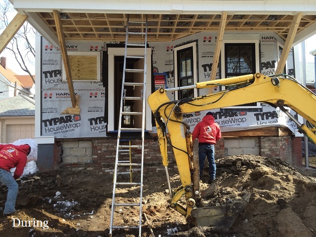during home renovation