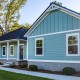 Light Blue Home Siding